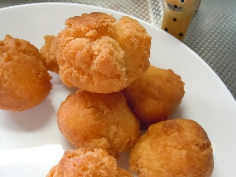 ホットケーキミックで簡単サーターアンダーギー風